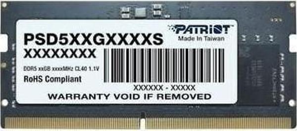 PATRIOT SIGNATURE PSD532G48002S 32GB DDR5 4800MHz CL40 SODIMM - Image 1