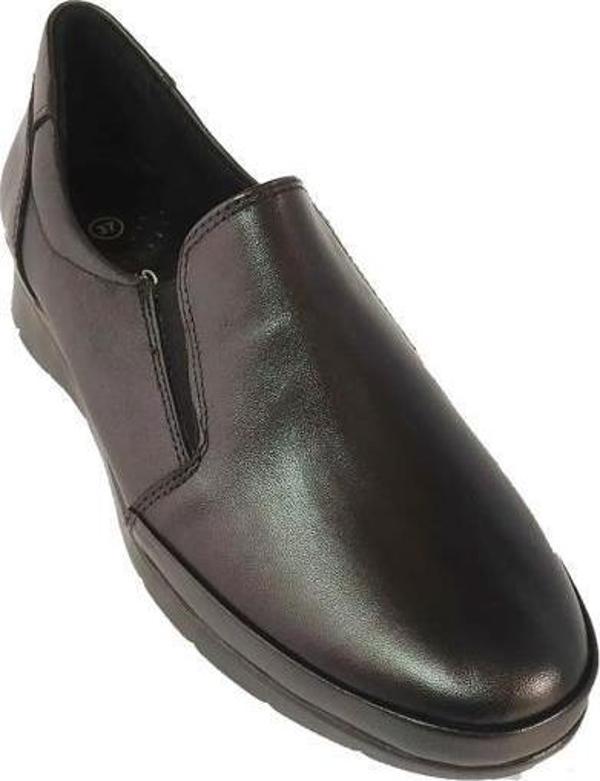 Scavia 401-24 Hakiki Deri Anatomik Lastikli Casual Kadın Ayakkabı - Image 1