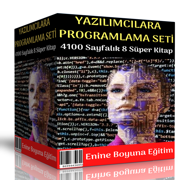 Yazılımcılara Programlama Uzmanlık Eğitim Seti (8 Süper Kitap) - Enine Boyuna Eğitim - Enine Boyuna Eğitim - Image 1