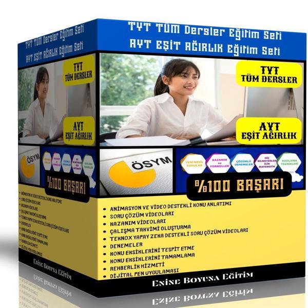 Tyt Tüm Dersler - Ayt Eşit Ağırlık Eğitim Seti (Dijital-Online) - Enine Boyuna Eğitim - Enine Boyuna Eğitim - Image 1