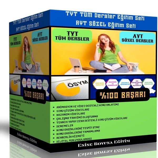 Tyt Tüm Dersler - Ayt Sözel Eğitim Seti (Dijital-Online) - Enine Boyuna Eğitim - Enine Boyuna Eğitim - Image 1