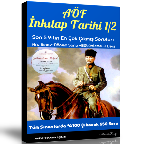 Aöf İnkılap Tarihi 1-2 (Çıkmış Ve Çıkacak Sorular) - Enine Boyuna Eğitim - Enine Boyuna Eğitim - Image 1