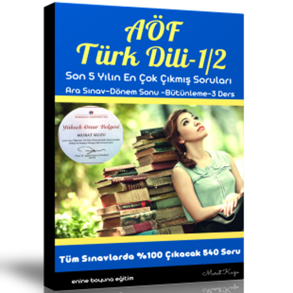 Aöf Türk Dili 1-2 (Çıkmış Ve Çıkacak Sorular) - Enine Boyuna Eğitim - Enine Boyuna Eğitim - Image 1