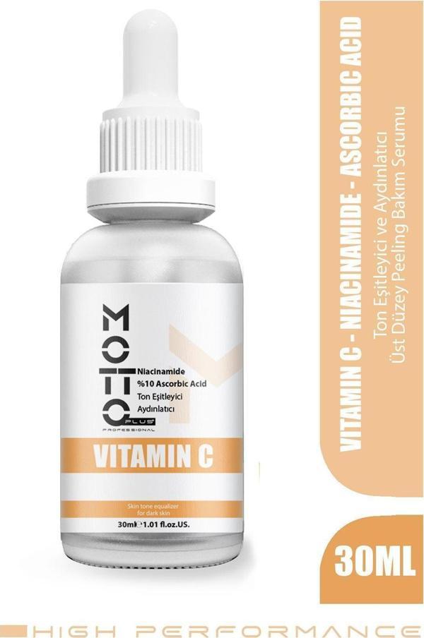 Motto Plus Professional C Vitamin Renk Tonu Eşitleyici Ve Aydınlatıcı Üst Düzey Peeling Bakım Serumu 30Ml - Image 1