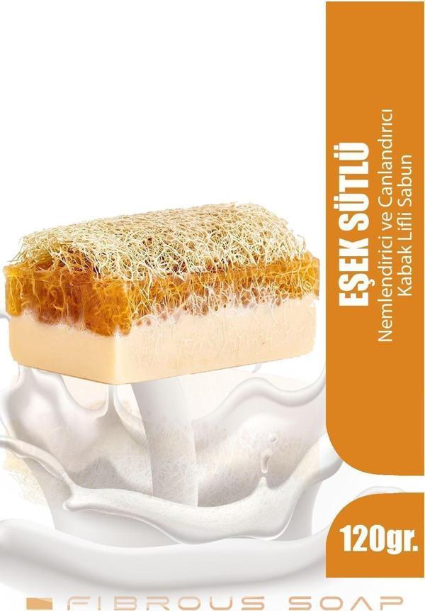 Motto Plus Professional Nemlendirici Etkili Doğal Kabak Lifli Eşek Sütü Sabunu 120 Gr - Image 1