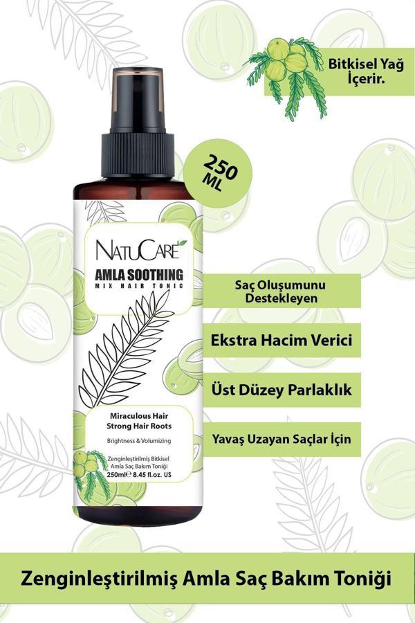 NatuCare Üst Düzey Parlaklık Ve Hızlı Uzama Etkili Amla Saç Bakım Toniği 250Ml - Image 1