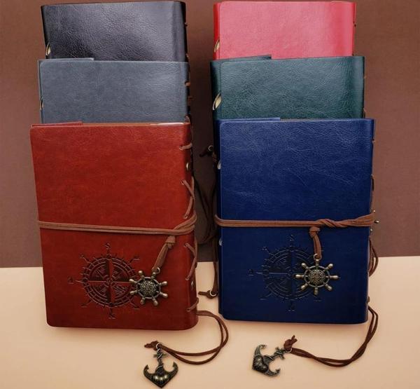 Deri Pusula Tasarımlı Defter K-1062 - Image 1