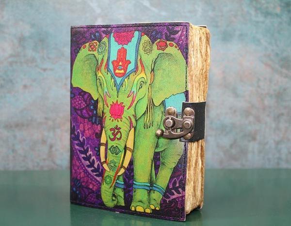 Fil Tasarımı Deri Defter Ksk3133 - Image 1
