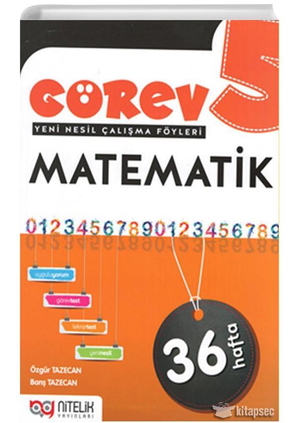 Nitelik 5.sınıf Görev Matematik  - Nitelik Yayınları - Image 1