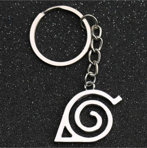 Gri Sarmal Naruto Anime Metal Hediyelik Anahtarlık - Image 1