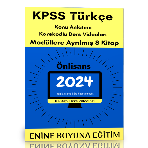 2024 Kpss Türkçe Önlisans Modüler Kitap Seti - Enine Boyuna Eğitim - Enine Boyuna Eğitim - Image 1
