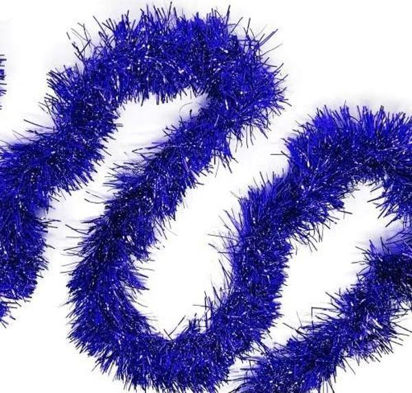 Kalın Simli Parti Süsü 2 Metre Mavi - Image 1