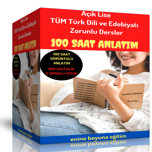 Açık Lise Tüm Dönemler Türk Dili Ve Edebiyatı Eğitim Seti (100 Saat Anlatım) - Enine Boyuna Eğitim - Enine Boyuna Eğitim - Image 1