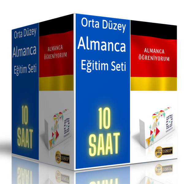 Almanca Orta Düzey Görüntülü Eğitim Seti - Enine Boyuna Eğitim - Enine Boyuna Eğitim - Image 1