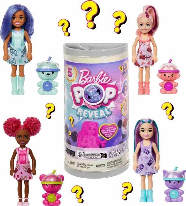 Barbie Chelsea Pop Reveal Boba Çayı Serisi HRK63  - Image 1