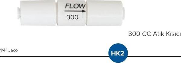 Su Arıtma Cihazı 300 CC Atık Kısıcı 1/4” Jaco - Image 1