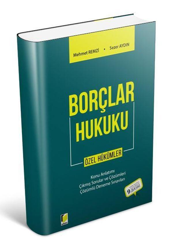 Borçlar Hukuku Özel Hükümler - Adalet Yayınları - Image 1