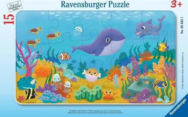 Ravensburger 15 Parça Çerçeveli Puzzle Sualtı Park 056323 - Image 1