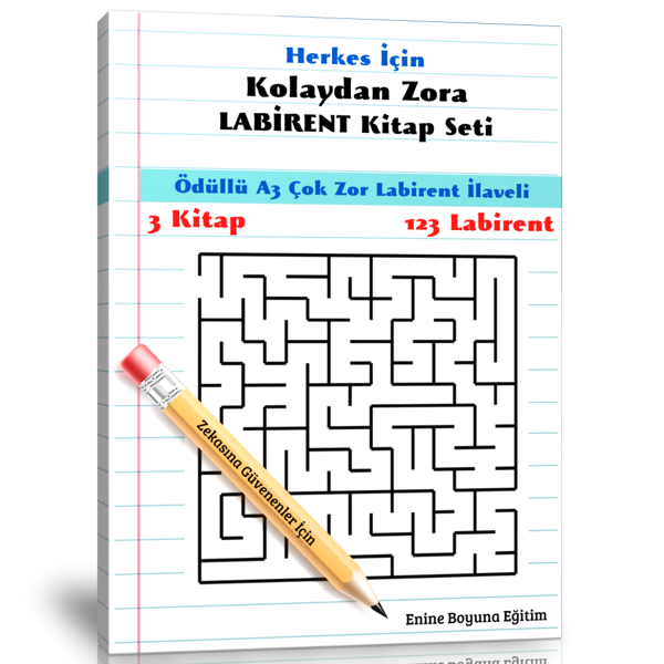 Herkes İçin Kolaydan Zora Labirent Kitap Seti - Enine Boyuna Eğitim - Enine Boyuna Eğitim - Image 1