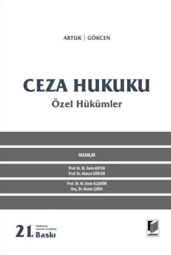 Ceza Hukuku Özel Hükümler - Adalet Yayınları - Image 1