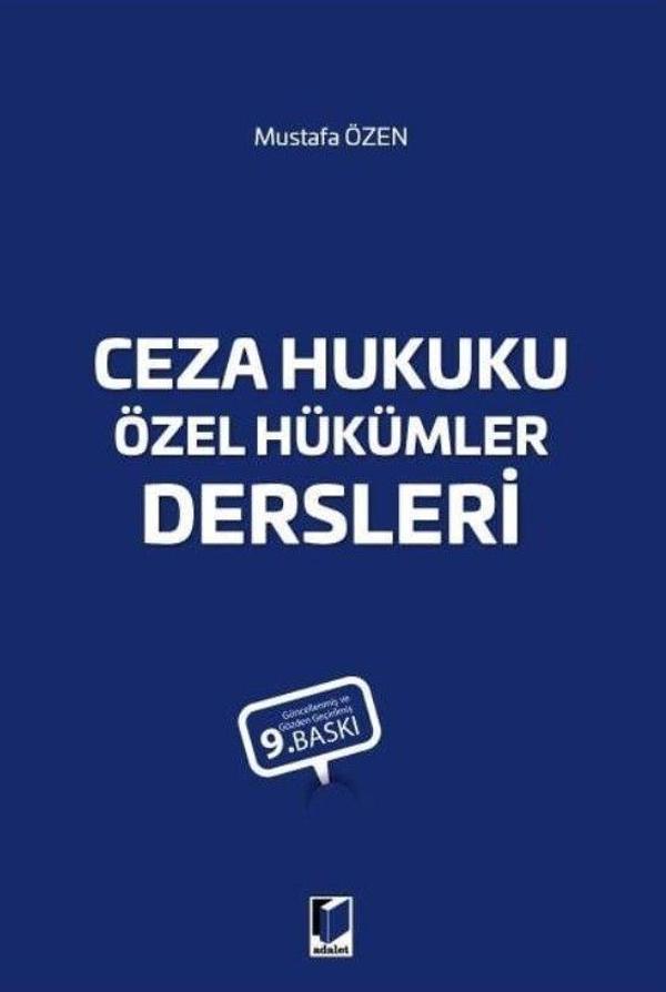 Ceza Hukuku Özel Hükümler Dersleri - Adalet Yayınları - Image 1