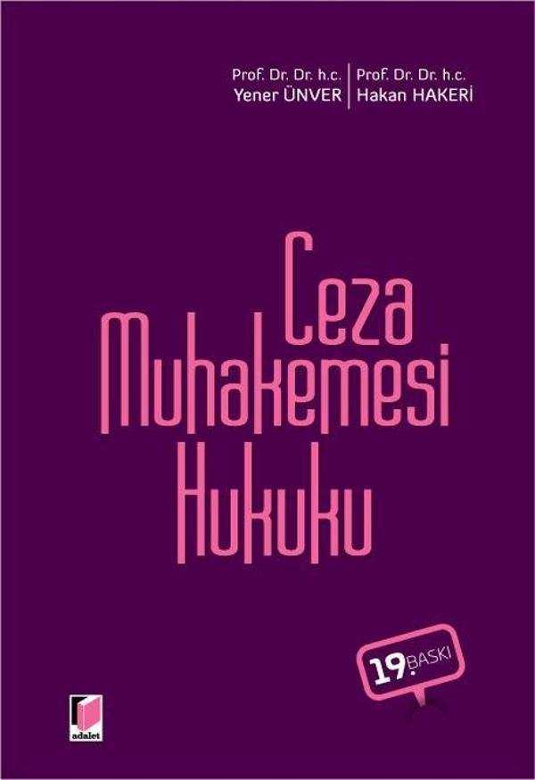 Ceza Muhakemesi Hukuku - Adalet Yayınları - Image 1