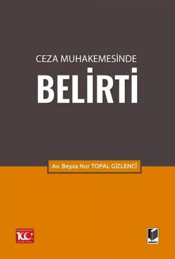 Ceza Muhakemesinde Belirti - Adalet Yayınları - Image 1