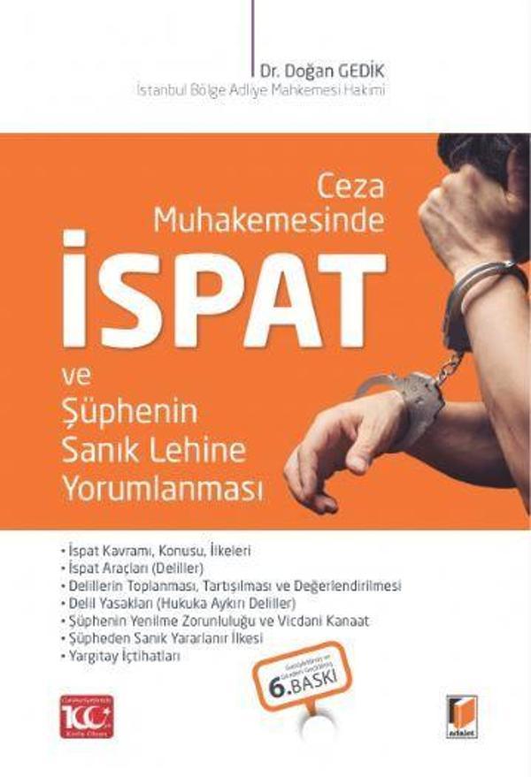 Ceza Muhakemesinde İspat ve Şüphenin Sanık Lehine Yorumlanması - Adalet Yayınları - Image 1
