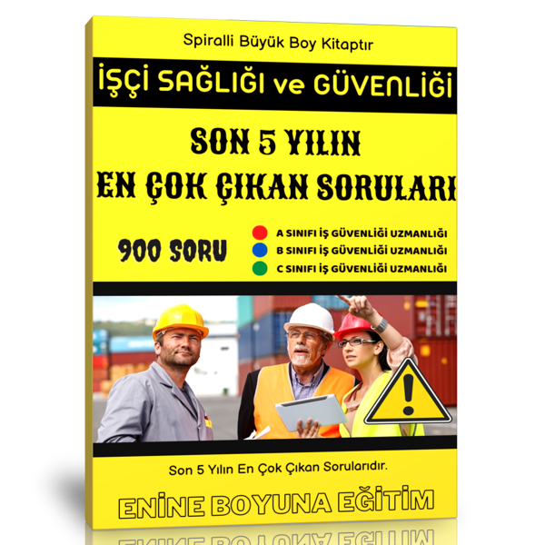 İşçi Sağlığı Ve Güvenliği Sorular Kitabı (Spiralli Kitap) - Enine Boyuna Eğitim - Enine Boyuna Eğitim - Image 1