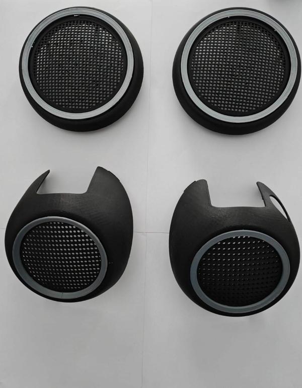 Mini Cooper S R55 R56 R57 R58 R59  Ön Kapı Üst Alt  Hoparlör Kapağı 4 Lü Tam Set 51412753333 51412756567  - Image 1