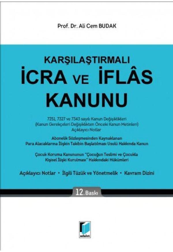 İcra ve İflas Kanunu - Adalet Yayınları - Image 1
