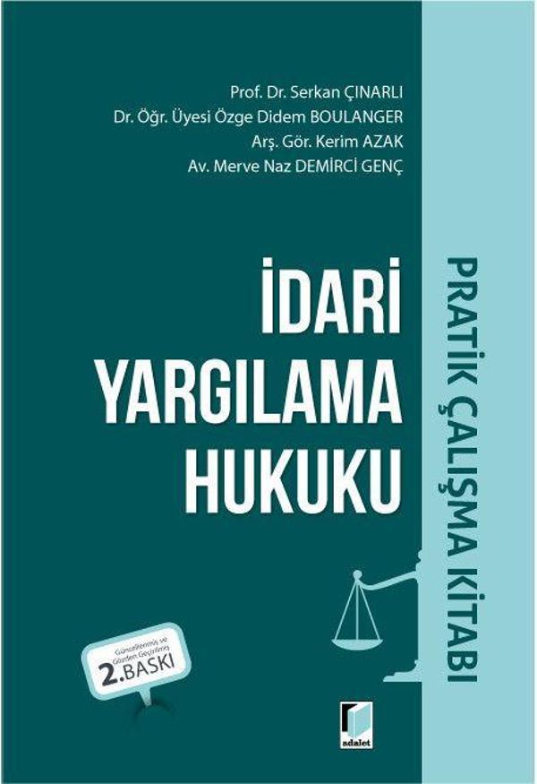İdari Yargılama Hukuku Pratik Çalışma Kitabı - Adalet Yayınları - Image 1