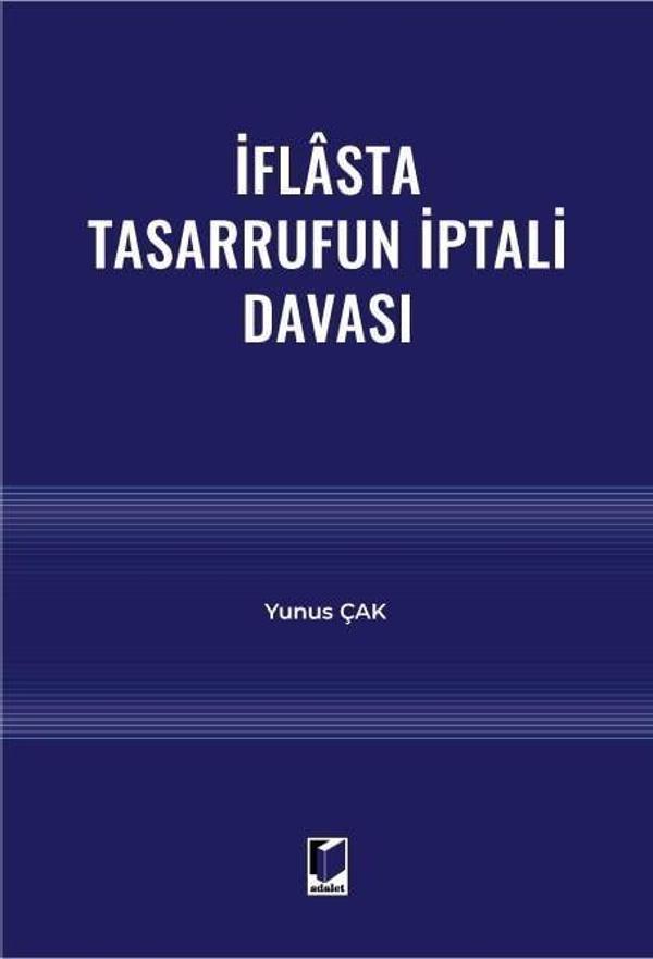 İflasta Tasarrufun İptali Davası - Adalet Yayınları - Image 1