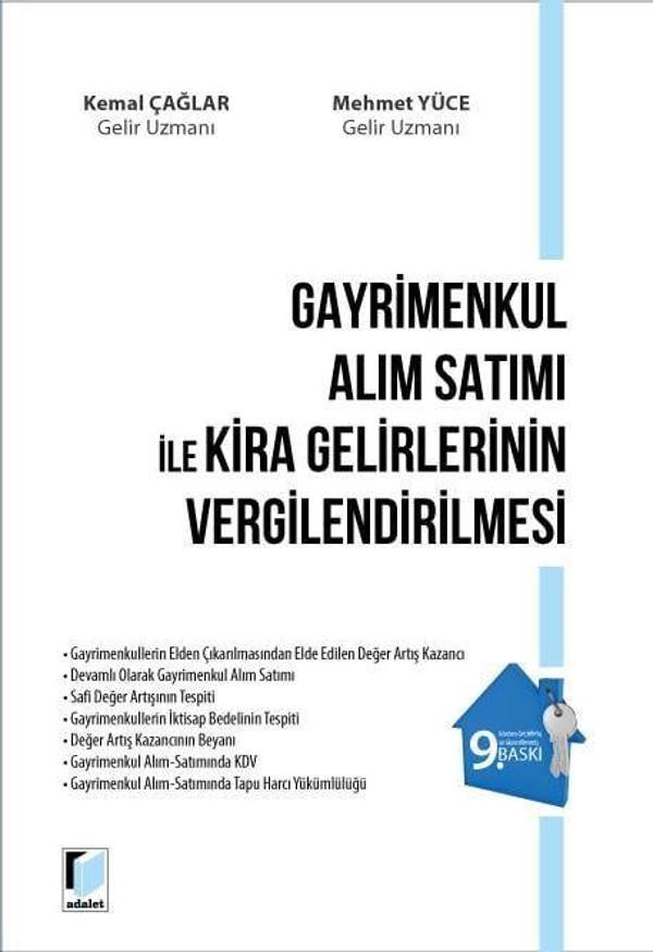 Gayrimenkul Alım Satımı ile Kira Gelirlerinin Vergilendirilmesi - Adalet Yayınları - Image 1