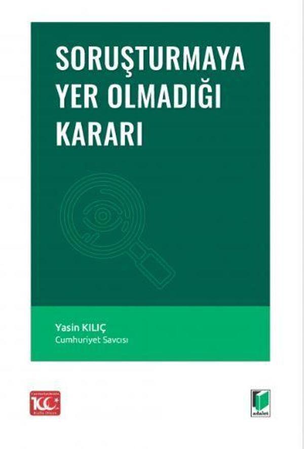 Soruşturmaya Yer Olmadığı Kararı - Adalet Yayınları - Image 1