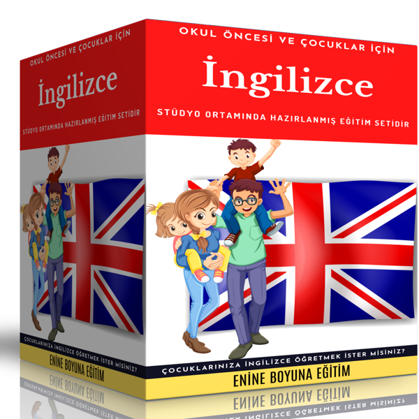 Okul Öncesi Ve Çocuklar İçin İngilizce Eğitim Seti - Enine Boyuna Eğitim - Enine Boyuna Eğitim - Image 1