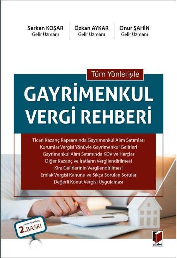 Tüm Yönleriyle Gayrimenkul Vergi Rehberi - Adalet Yayınları - Image 1