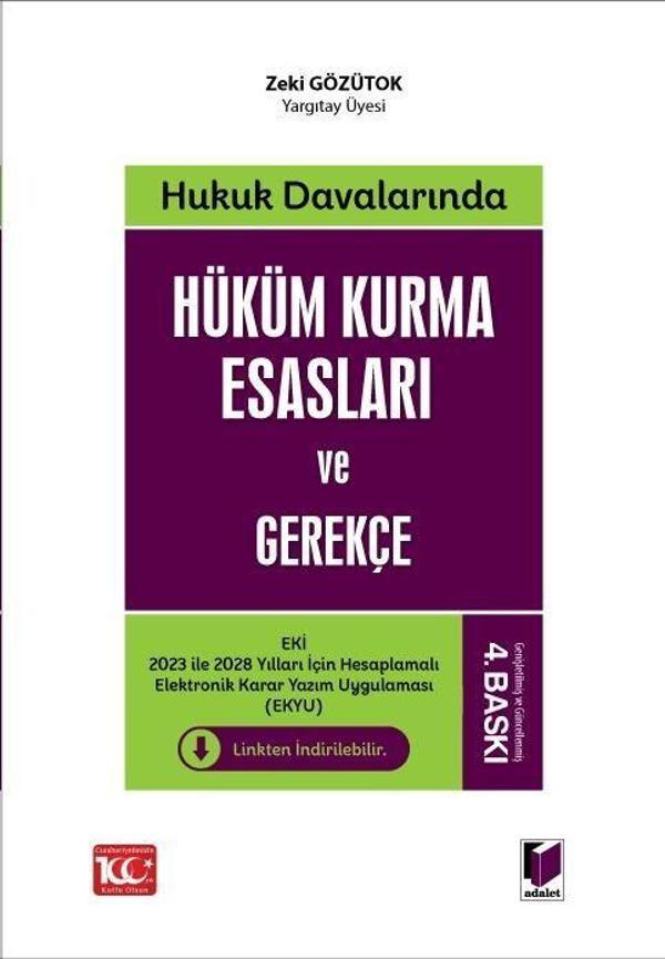 Hukuk Davalarında Hüküm Kurma Esasları ve Gerekçe - Adalet Yayınları - Image 1