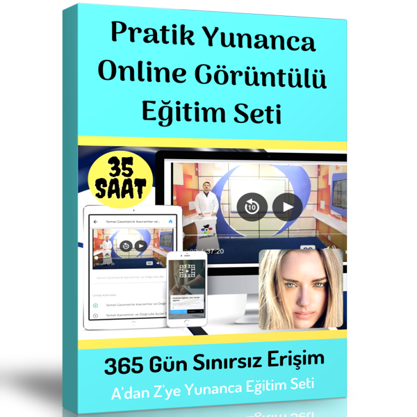 Pratik Yunanca Görüntülü Eğitim Seti (Başlangıç-Orta-İleri Düzey) - Enine Boyuna Eğitim - Enine Boyuna Eğitim - Image 1
