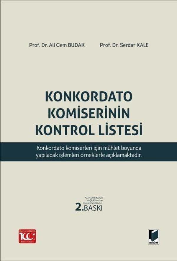 Konkordato Komiserinin Kontrol Listesi - Adalet Yayınları - Image 1