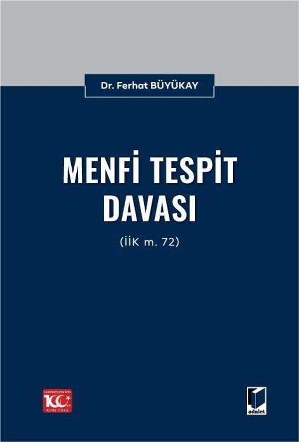 Menfi Tespit Davası (İİK m. 72) - Adalet Yayınları - Image 1