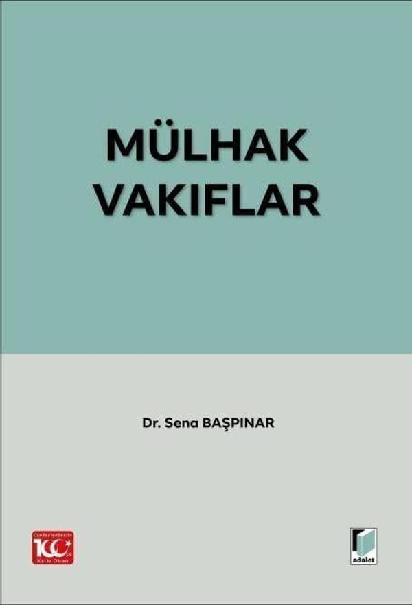 Mülhak Vakıflar - Adalet Yayınları - Image 1