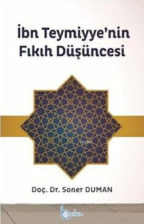 İbn Teymiyye’nin Fıkıh Düşüncesi - Beka Yayınları - Image 1