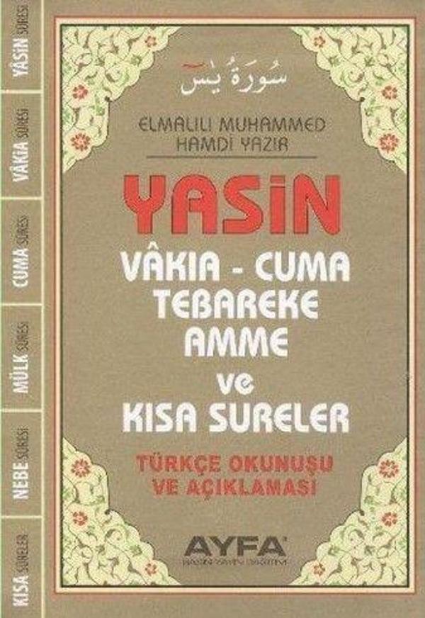 Çanta Boy Türkçeli Üçlü Yasin - Fihristli Ayfa043F - Ayfa Basın Yayın - Image 1
