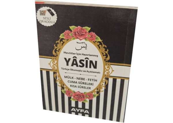 Kabe Desenli Türkçe Okunuşlu Yasin - Çanta Boy - Ayfa Basın Yayın - Image 1