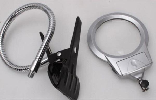 Bosile Ayarlanabilir Başlıklı Led Işıklı Büyüteç 90Mm-Mg15120A - Image 1