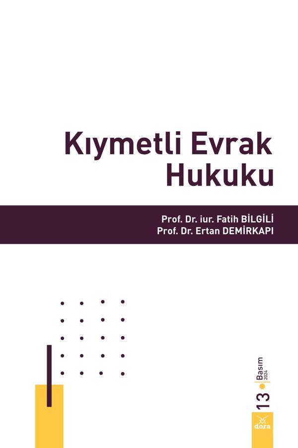 Kıymetli Evrak Hukuku - Dora Yayıncılık - Image 1