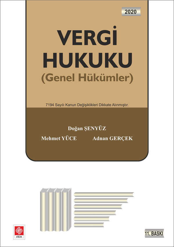 Vergi Hukuku Genel Hükümler - Ekin Basım Yayın - Image 1