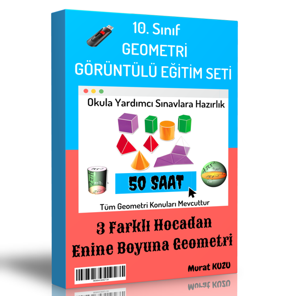 10. Sınıf Geometri Görüntülü Eğitim Seti (50 Saatlik Özel Anlatım) - Enine Boyuna Eğitim - Enine Boyuna Eğitim - Image 1