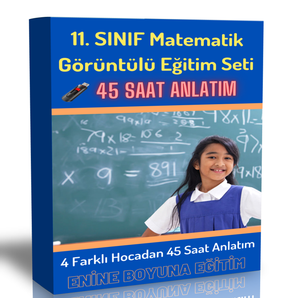 11. Sınıf Matematik Görüntülü Eğitim Seti (45 Saatlik Özel Anlatım) - Enine Boyuna Eğitim - Enine Boyuna Eğitim - Image 1